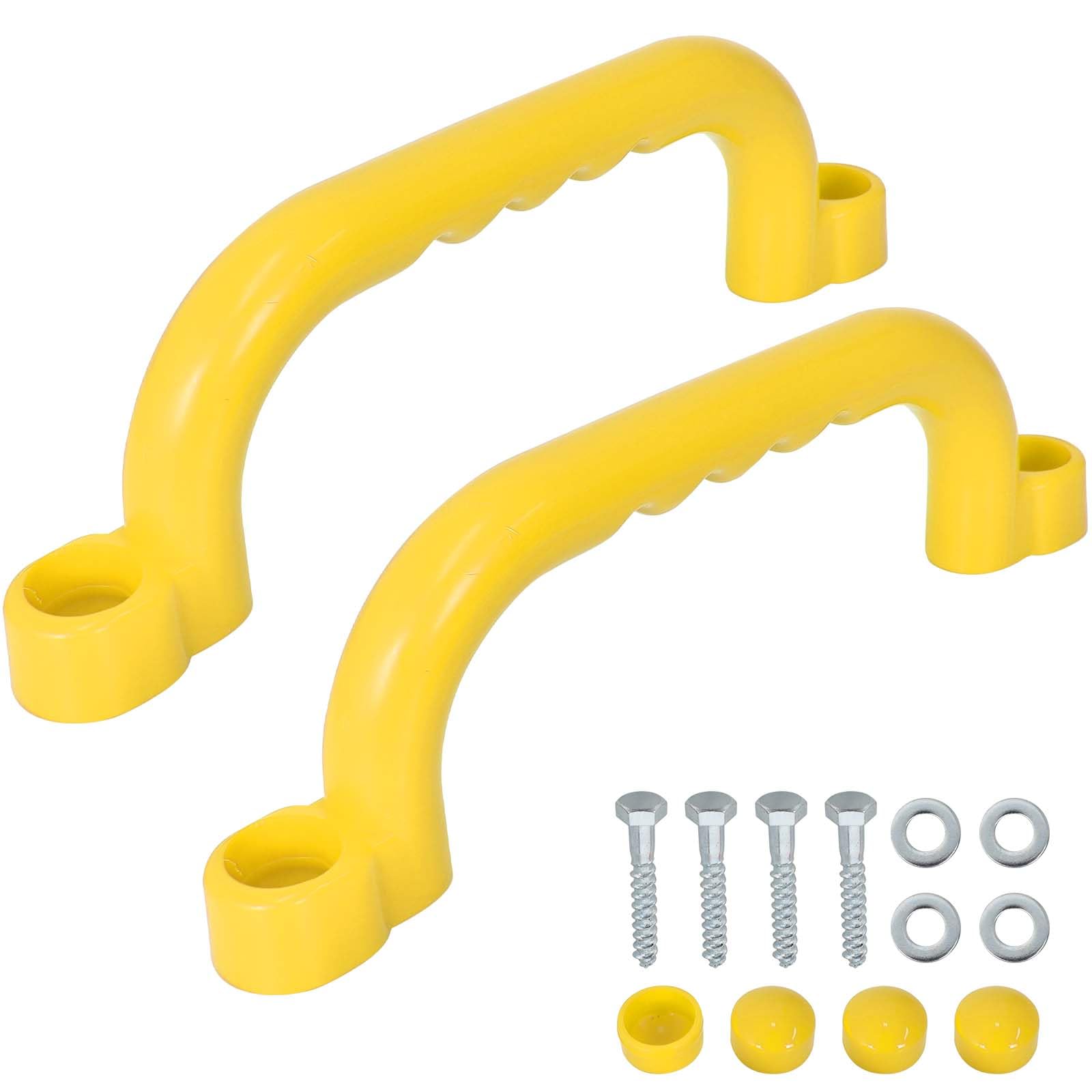 Set 2 Maniglie Di Sicurezza Per Giochi Da Esterno | Antiscivolo Per Arrampicata | Facili Da Montare Per Bambini 3+