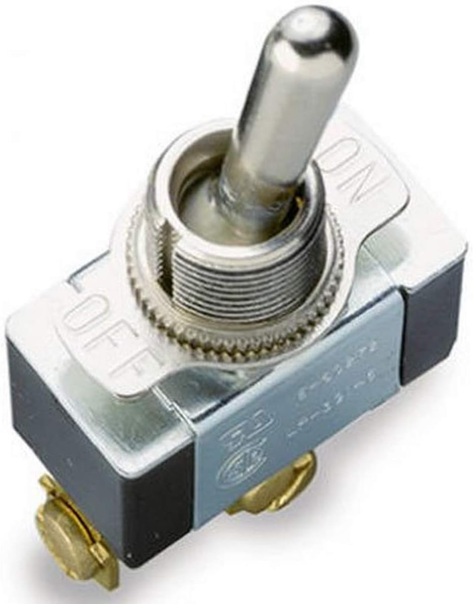 GSW-11 Heavy-Duty Electrical Toggle Switch, SPST, ON-OFF, ¾ HP 125-250V AC, Screw Terminal
