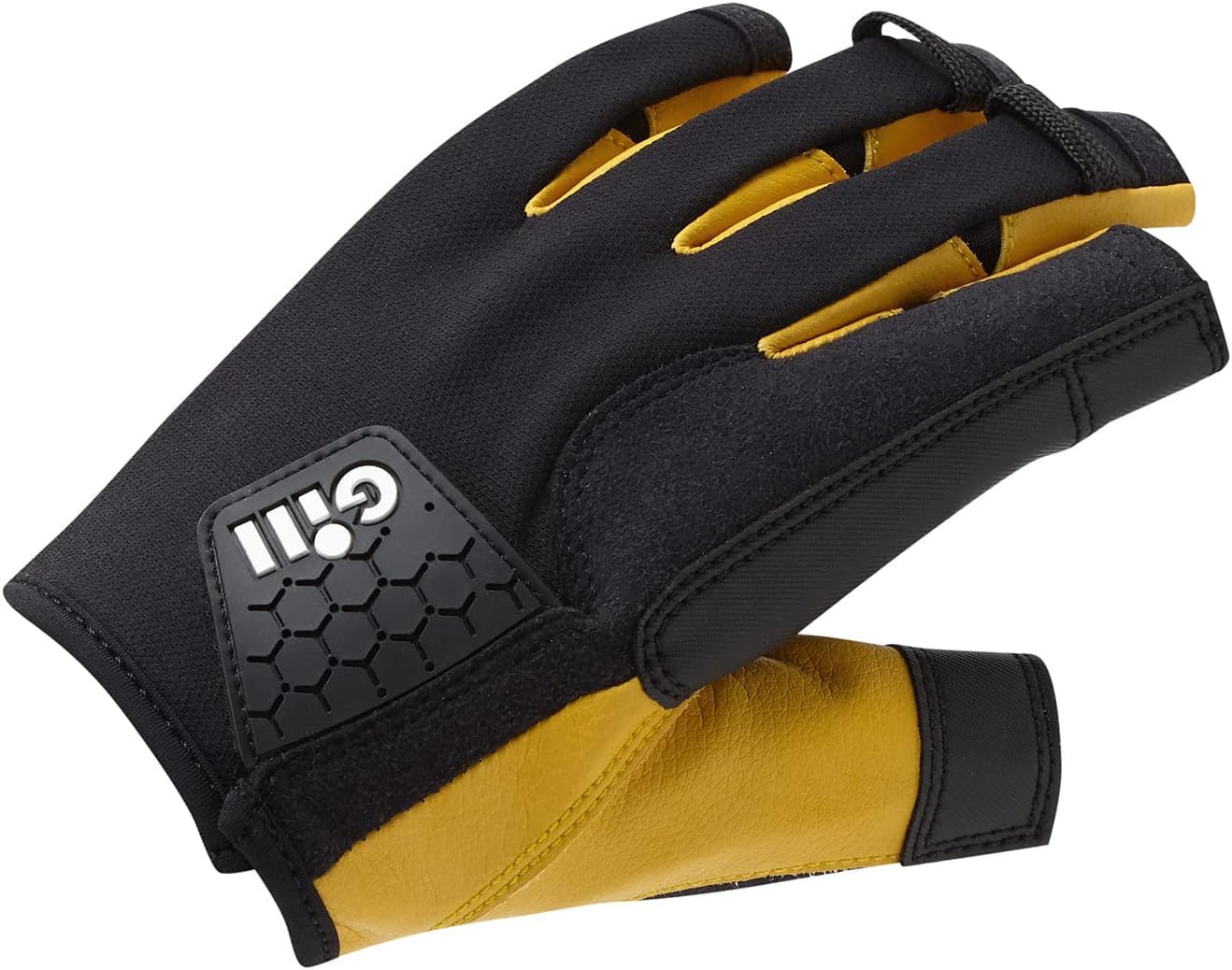 Gill Gants de Voile et de dériveur Pro Short Finger pour Homme - Noir
