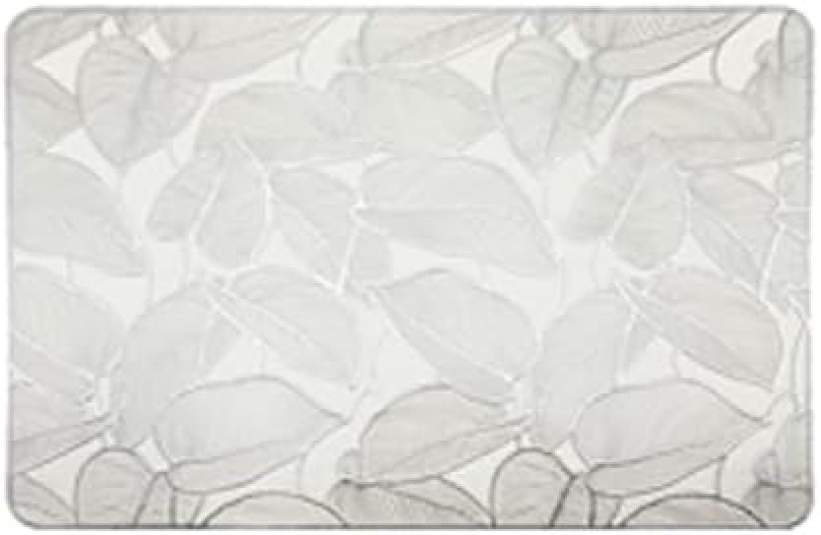 Set de table rectangulaire de qualité supérieure coloris argent en PVC durable