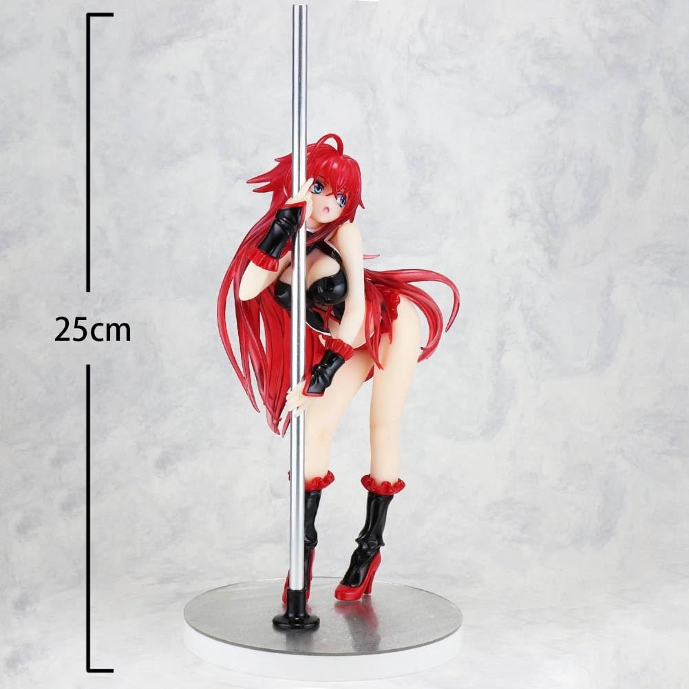 Rias Gremory Figur Anime Girl Figur Pole Dance Edition Maßstab 1:7 Modell Anime Illustration Figur Statue Sammlung Geschenke 25 cm