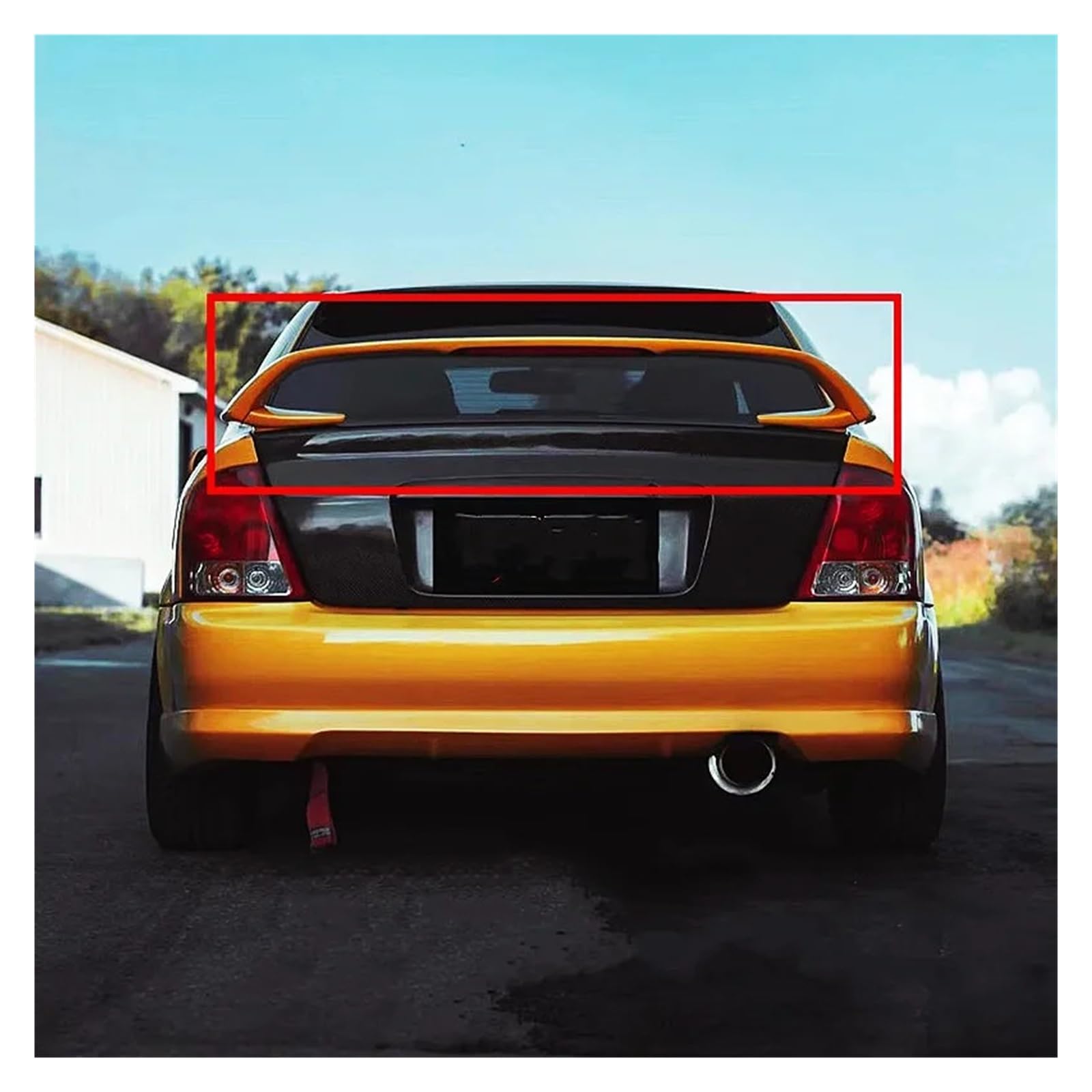 Heckspoiler Auto Automobilzubehör 3 kg Heckspoilerdeckel Bon Tuning-Teil HINTEN HECKFLÜGEL-SPOILERKAPPE Für 323 GT