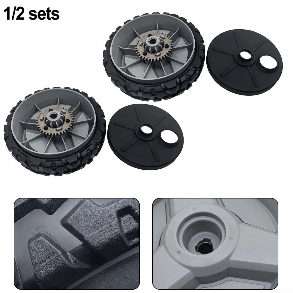 Ruote di ricambio da 20,3 cm per tosaerba Honda Walk Behind compresi i modelli L321AH LC221A L221AK HU550 HU675 HU800 HD600 HD700 e (4 pezzi)