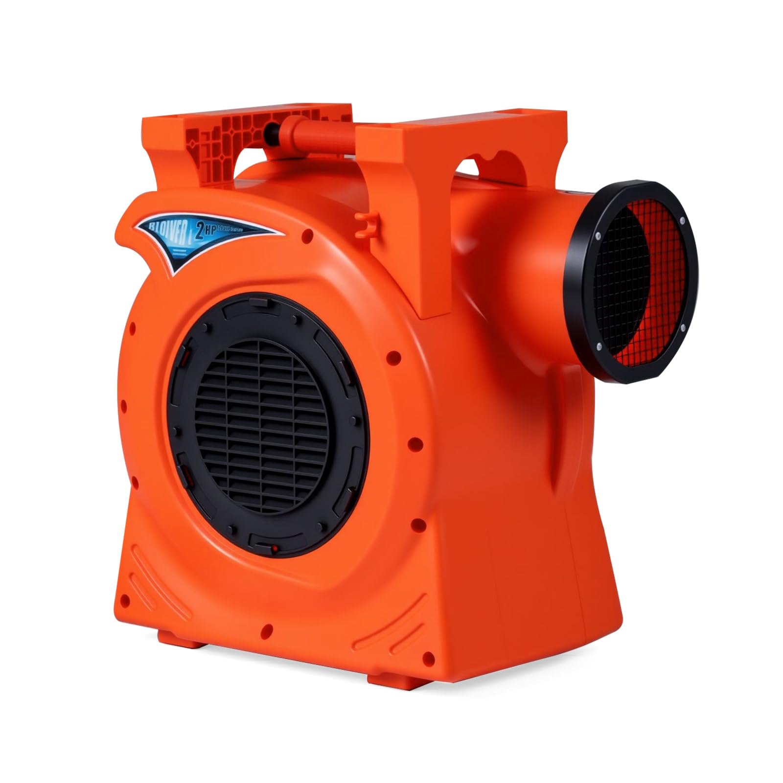 COSTWAY Kommerzielles 2300W Luftgebläse mit 2-PS-Motor, Gebläsepumpe mit Griff, tragbarer elektrischer Standventilator für Riesige Hüpfburg, Wasserrutsche & Dekorationen