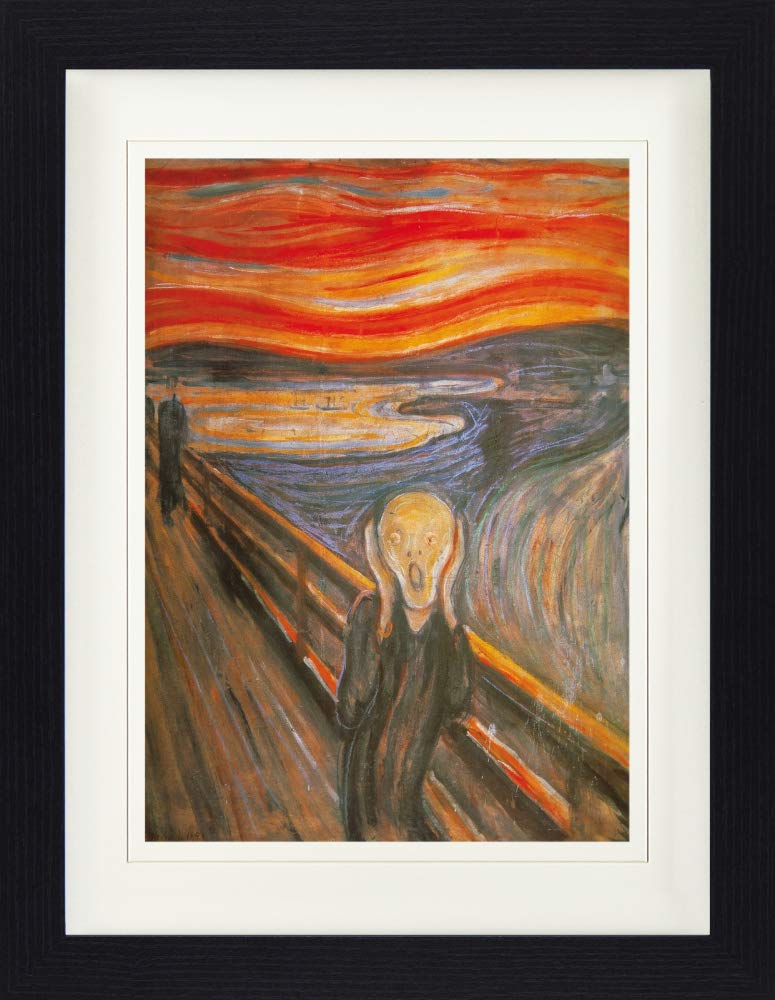 Leinwandbild Der Schrei Von Edvard Munch – 30x20cm, Auf Keilrahmen, Made In Germany