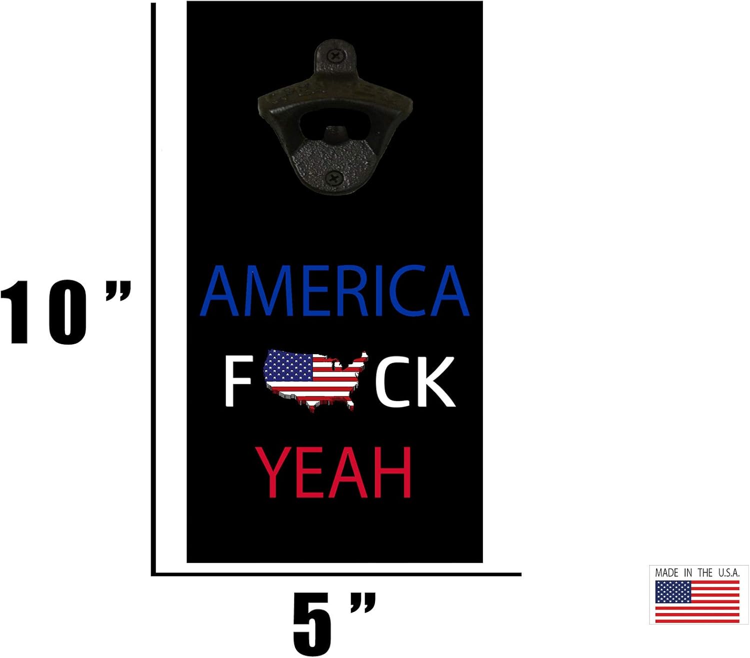 Blасk Frіdау - 40% оƒƒ Funny USA United States or America Flag Wall Mounted Wood Beer Bottle Opener Makes a Great Gift Patriotic America Yeah Hоt Dеаlѕ Funny USA United States or America Flag Wall Mounted Wood Beer Bottle Opener Makes a Great Gift Patriotic America Yeah