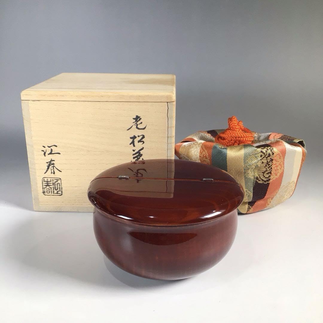 茶道具　茶歌舞伎 棗 江春作 茶道具茶歌舞伎 棗 江春作