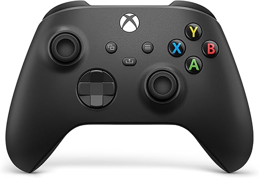 Xbox Wireless Controller – Carbon Black Series X|S, One, and Windows Devices