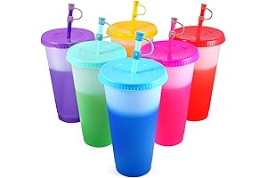 Pack of 6 Reusable Color-Changing Wow Cups