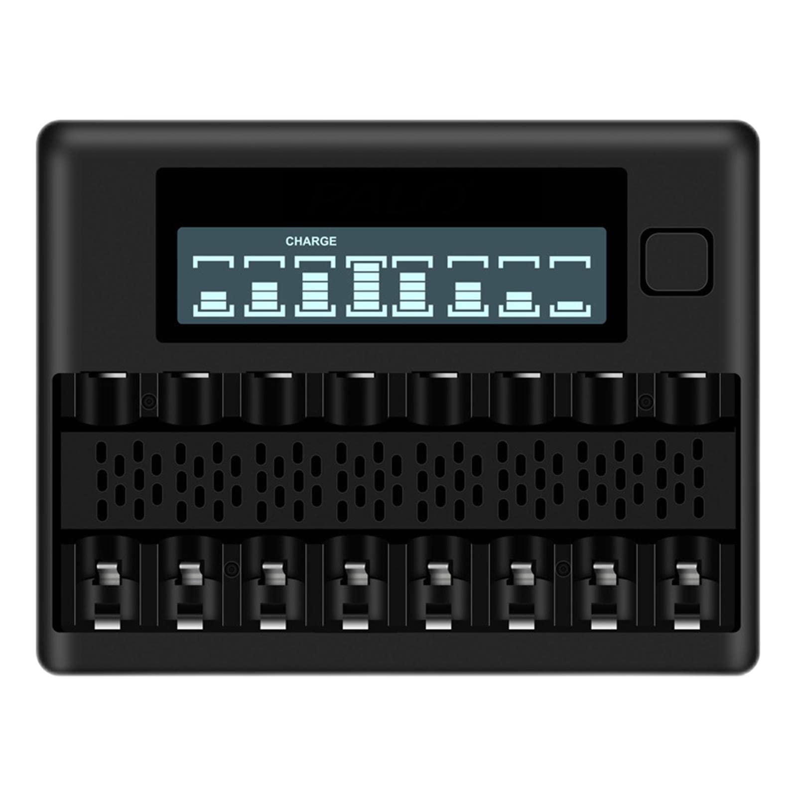 BNFSmart Battery Charger LCD Display W/Micro USB Type C USB for 1.2V Ni MH AA|Battery Chargers-image-26