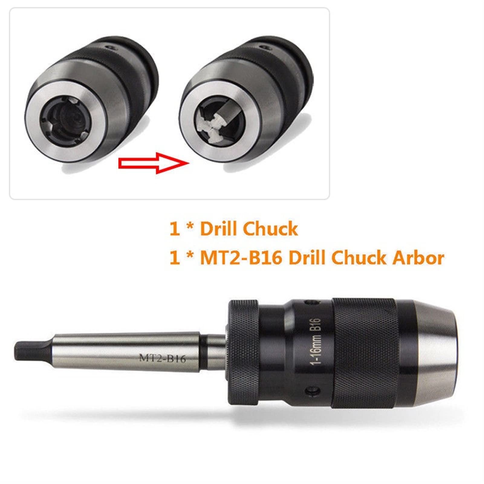1 zestaw Morse Cone MT1 MT2 MT3 B10 B12 B16 B18 B22 uchwyt wiertarski samozaciskowy uchwyt wiertarski lekki stożkowy maszyna CNC do frezowania CNC (MT2-B22 (5-20 mm)