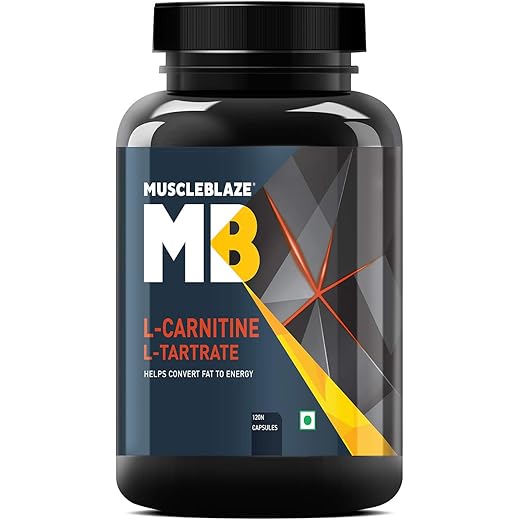 MuscleBlaze L-Carnitine 500mg 120 Capsules