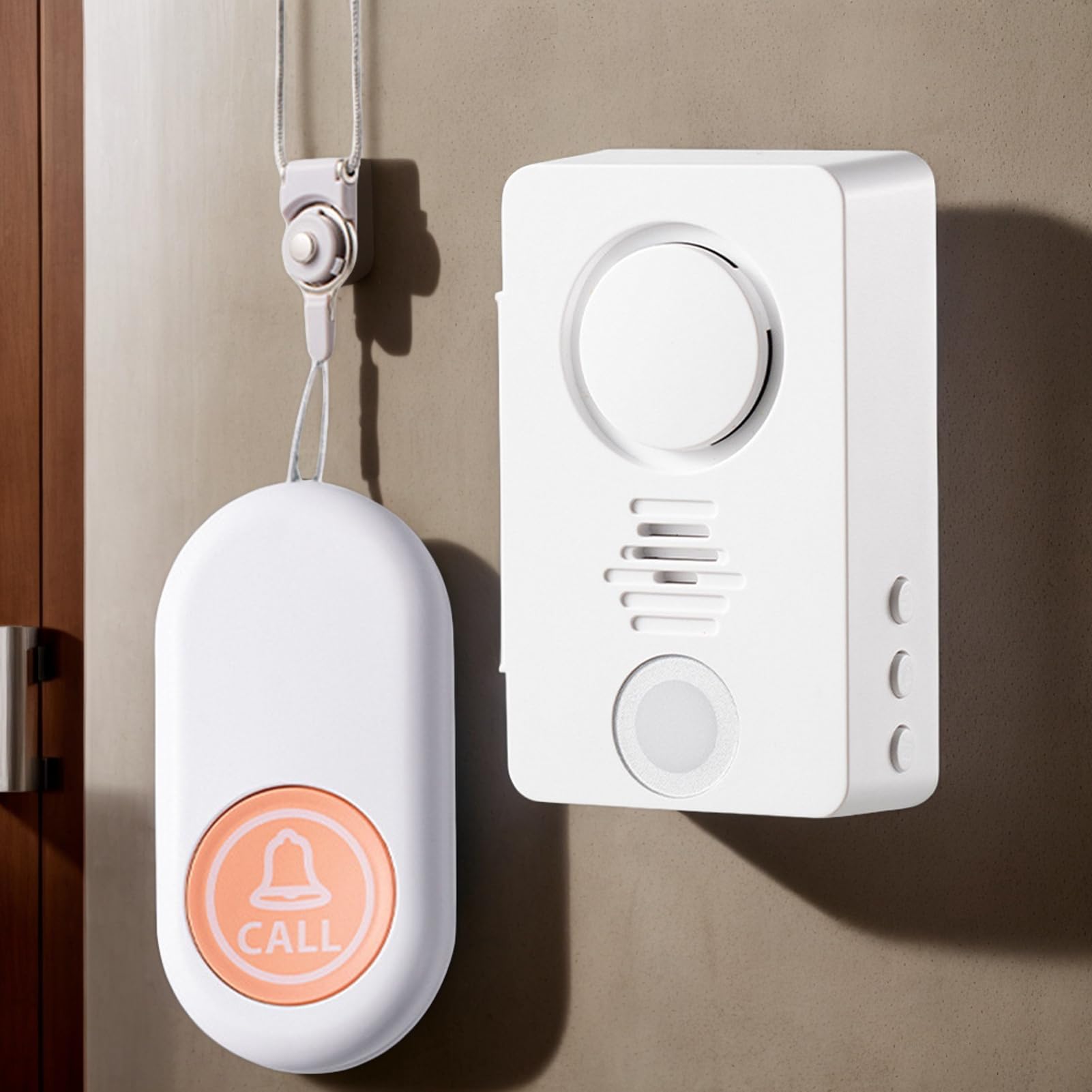 Alarmas con Sensor De Cama para Personas Mayores - Timbre Inalámbrico De Alerta para Residencias | Dispositivo De Llamada De Bajo Consumo para Adultos Mayores Niños Y Pacientes con Enuresis