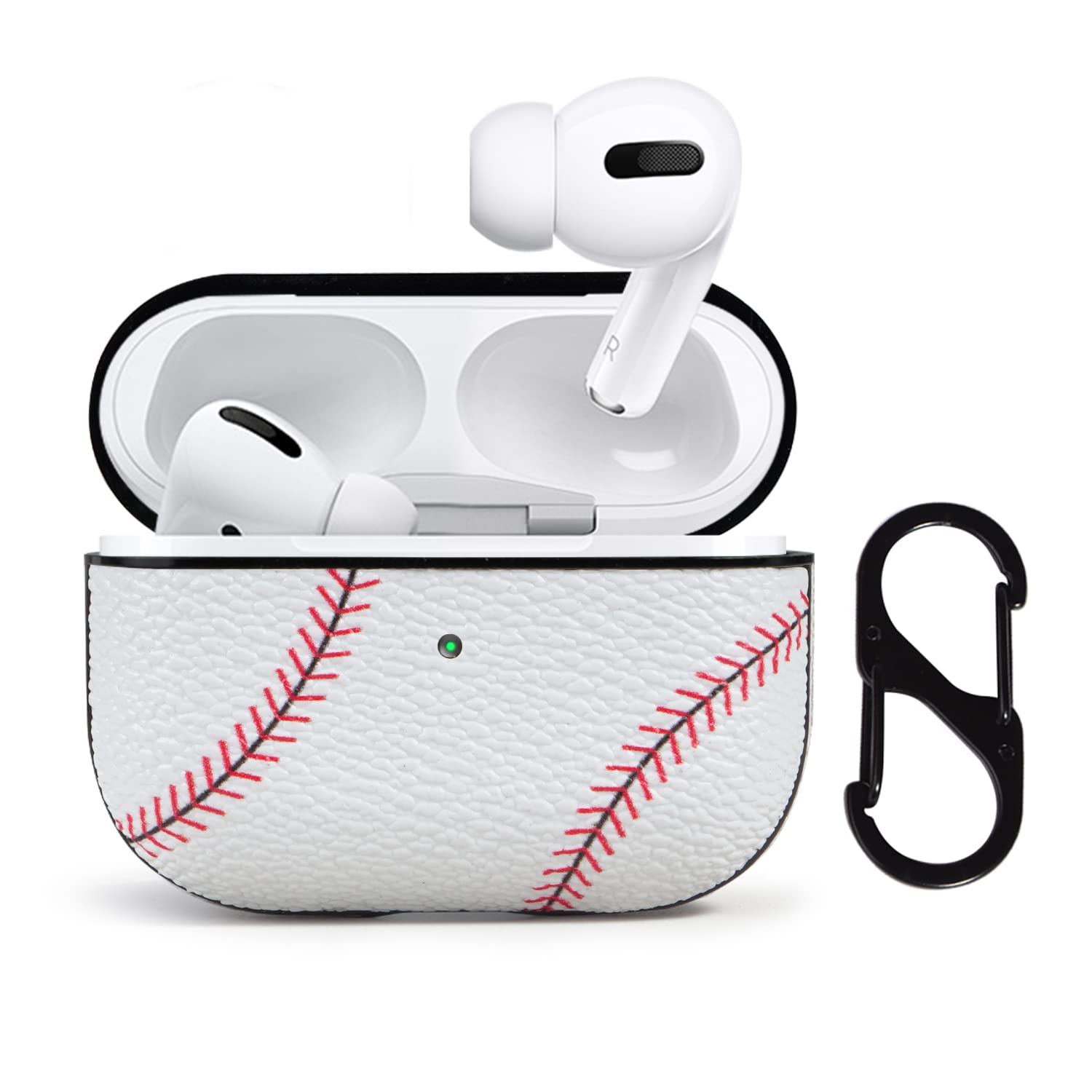 Case for Airpods Pro 2nd Generation,for Airpods Pro 2nd Generation Cover,for Airpods Pro 2nd Generation Skin Accessories Sport Pattern Leather Case for Airpods Pro 2nd Generation 2022,Baseball