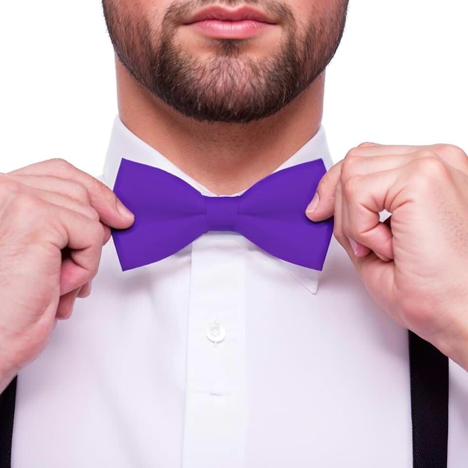 Gravata borboleta formal ajustável para homens - elegante para ternos, ocasiões formais ou casuais para homens