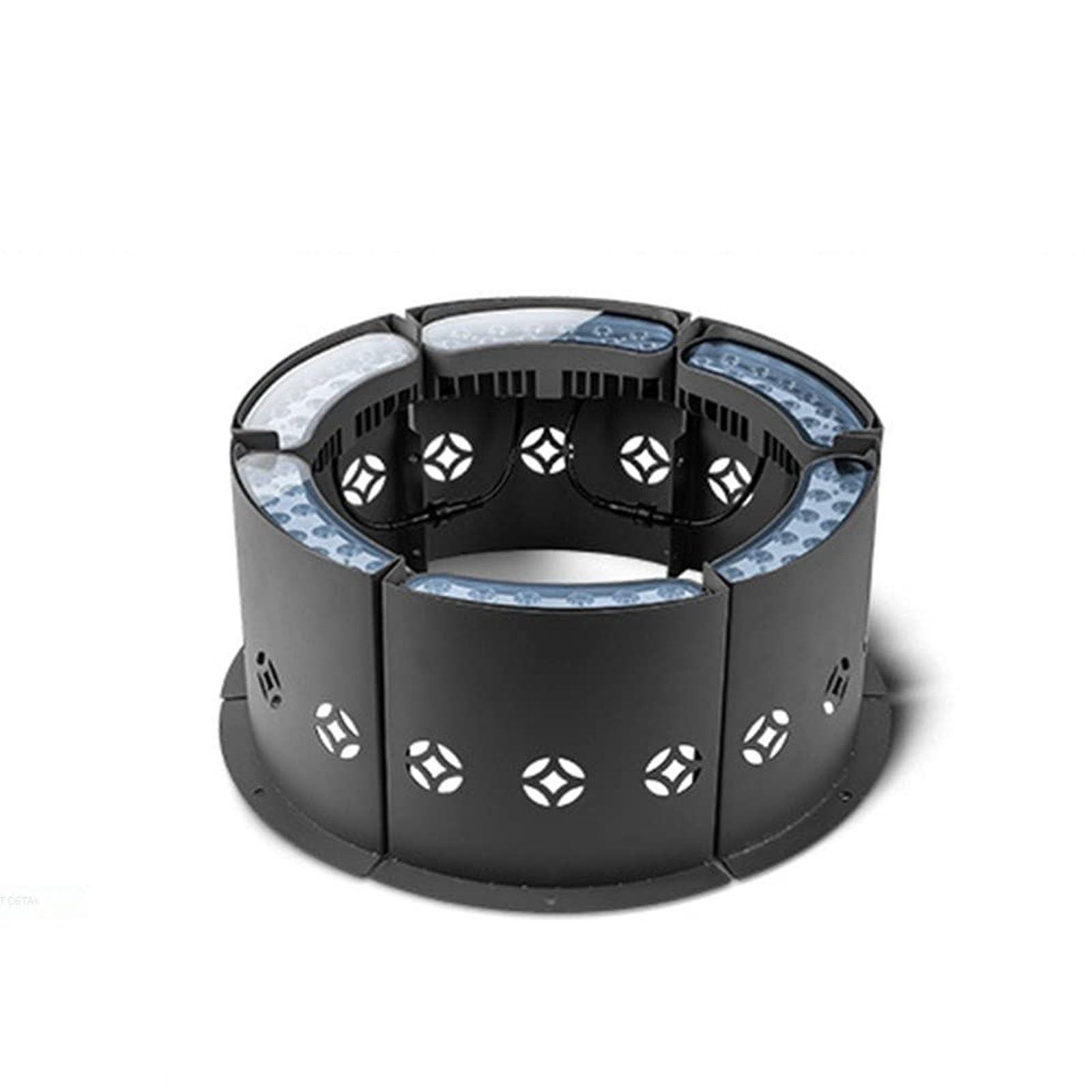 Kolorowe oświetlenie drzew ogrodowych Wodoodporne na zewnątrz - Lampa pierścieniowa LED do przytulania drzew - Wodoodporny odlew aluminiowy IP65 Zewnętrzny reflektor LED do J