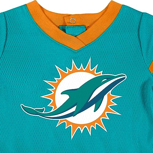 Image of Gerber NFL Baby Girls Jersey Dress and Diaper Cover