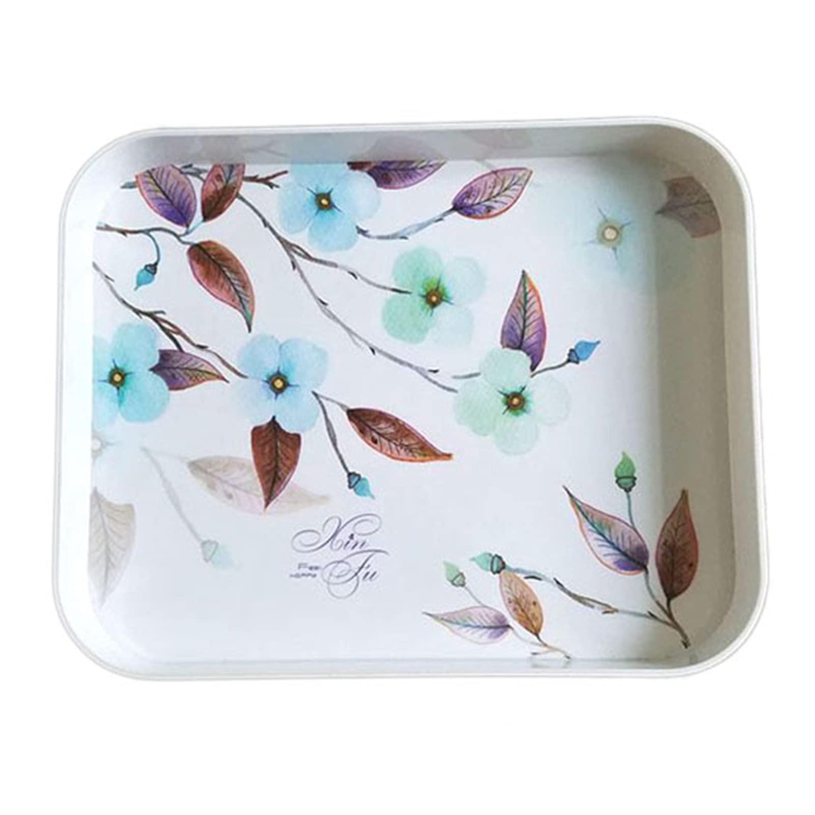 Bandeja para Servir Bandeja de servir rectangular aumentó la bandeja gruesa de la bandeja del hotel modelo de la sala de la sala de la bandeja de la fruta bandeja de la taza de taza Bandeja/Bandejas (
