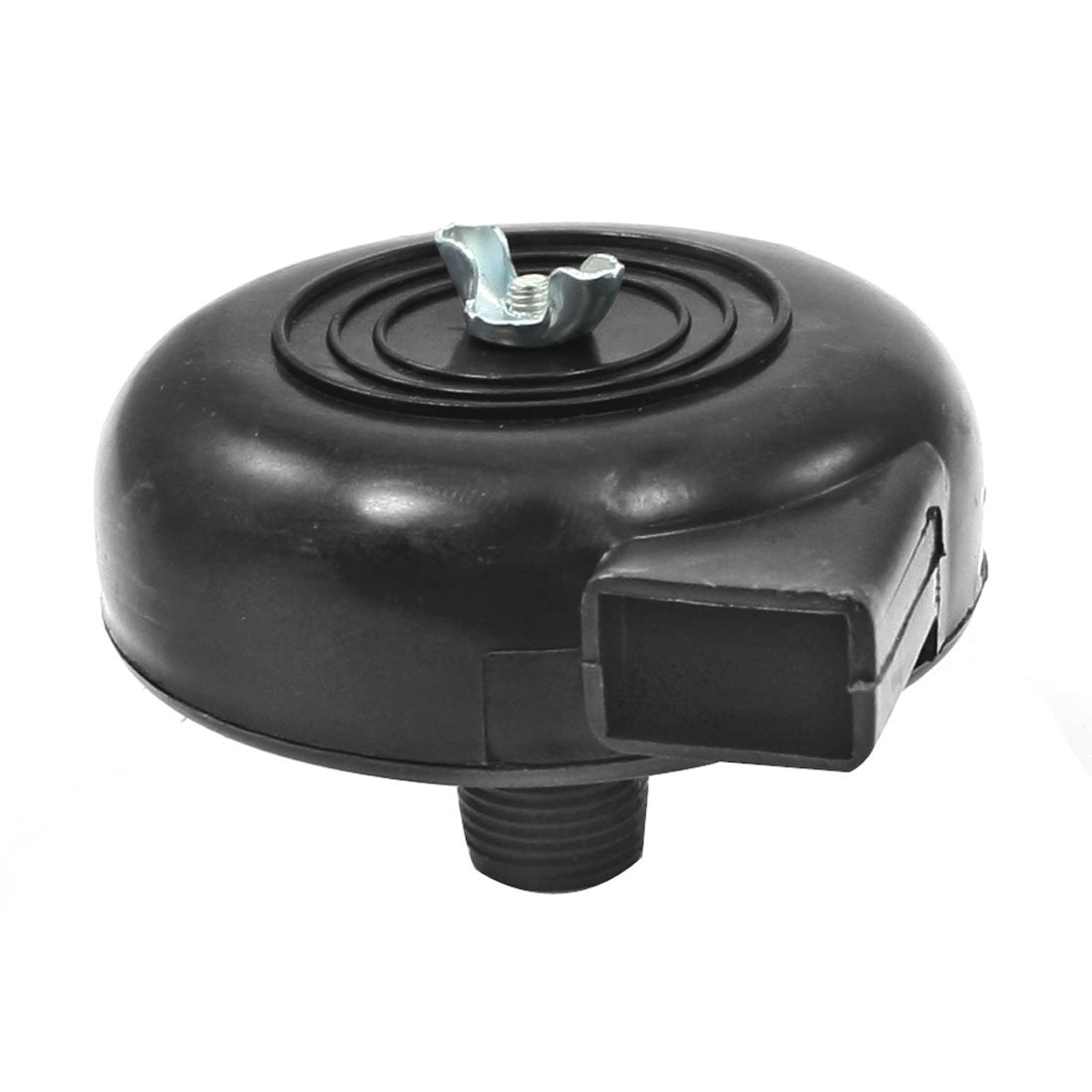Black Round 20mm Male Thread Filter Silencer for Air Compressor (SN: eff 94a 552 8a3 60e)