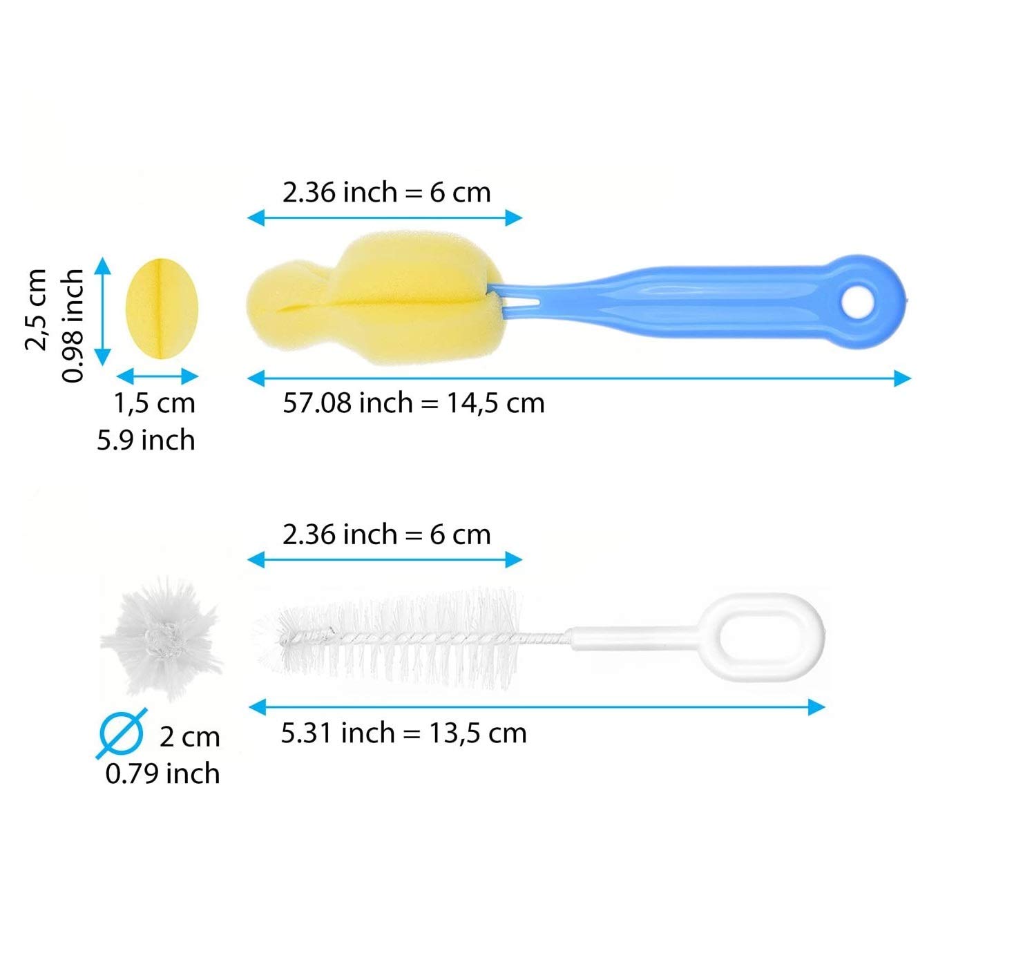 SYGA 4 Pcs Baby Milk Bottle Nipple Straw Brush Sponge Nylon Cleaning Brush Random Color & Foldable Baby Bottle Drying Racks Feeding Cup Nipple Storage Shelf Stand Holder (Pink), 1 Piece 1