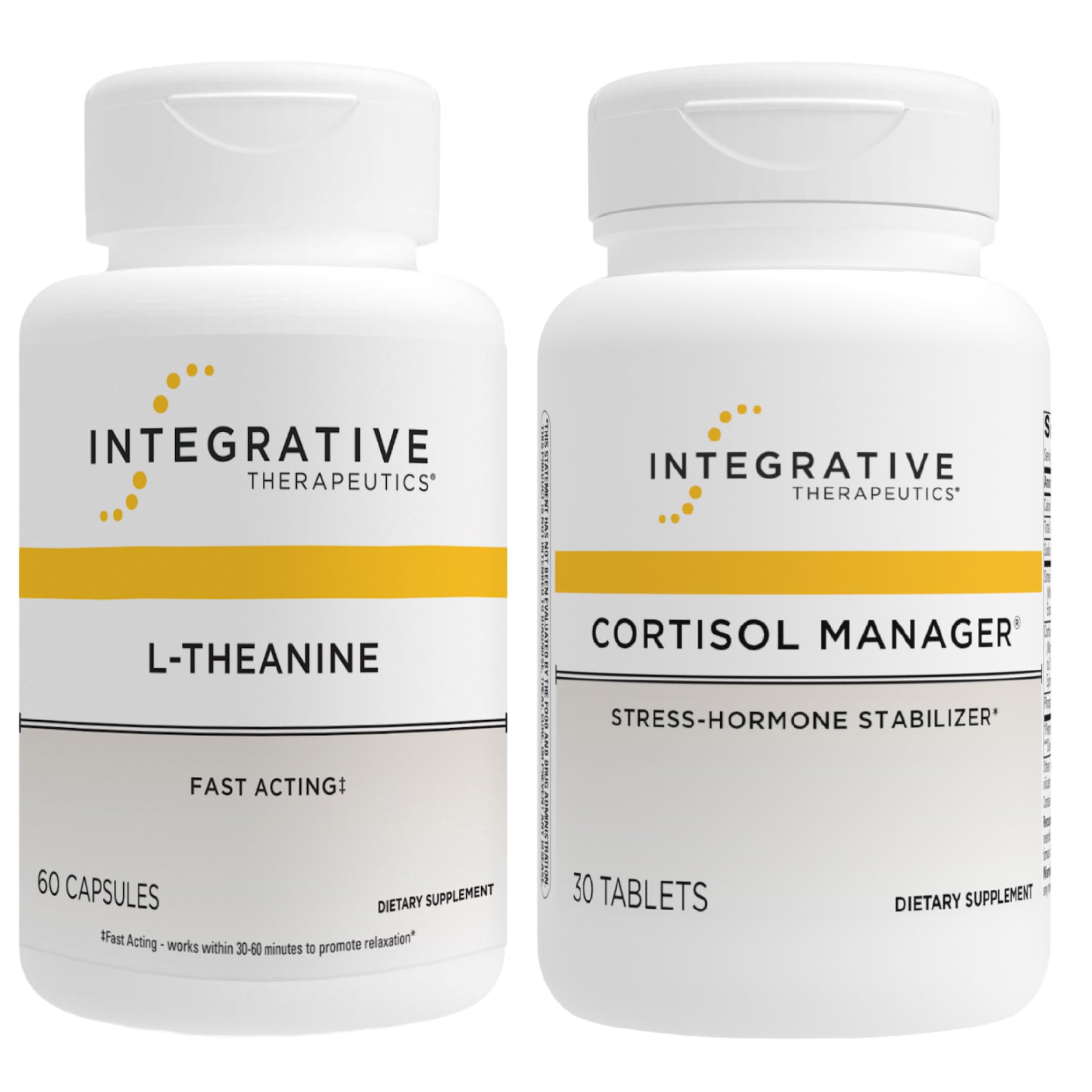Integrative Therapeutics Cortisol Manager & L-Theanine Bundle