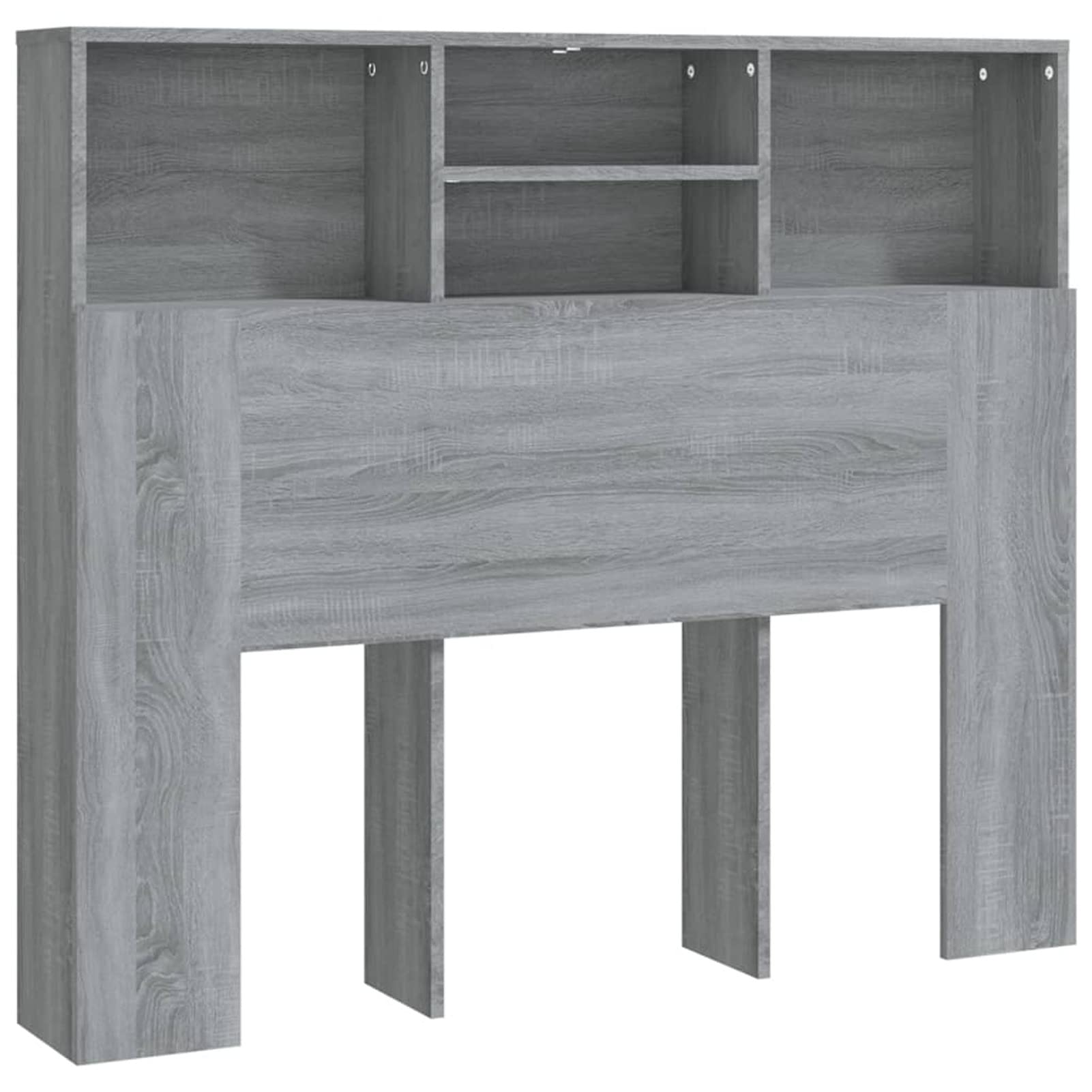 Mueble cabecero, Cabezal De Cama, Cabecera para Cama, Cabezales Dormitorios Modernos, Gris Sonoma 120x19x103,5 cm