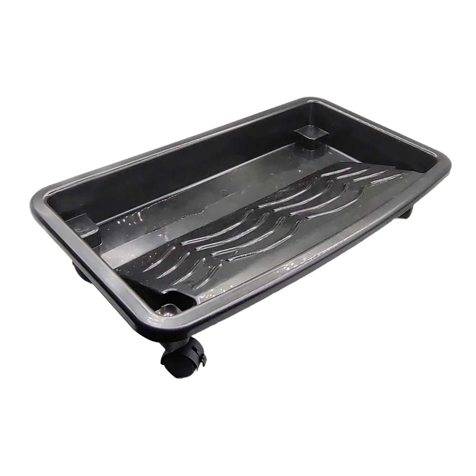 Paint Roller Tray With Wheels Reusable PP Material Multifunctional Pan Holder For Home Wall Renovation for Roller Brushes