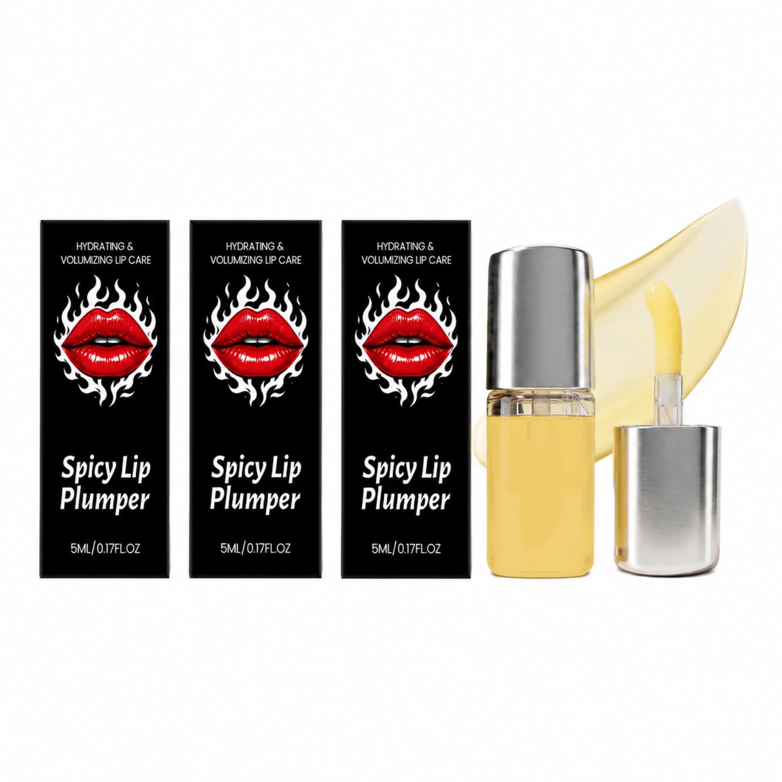 Spicy Lip Plumper, Plumping Lip Gloss, Lip Volumizer, 5 ml