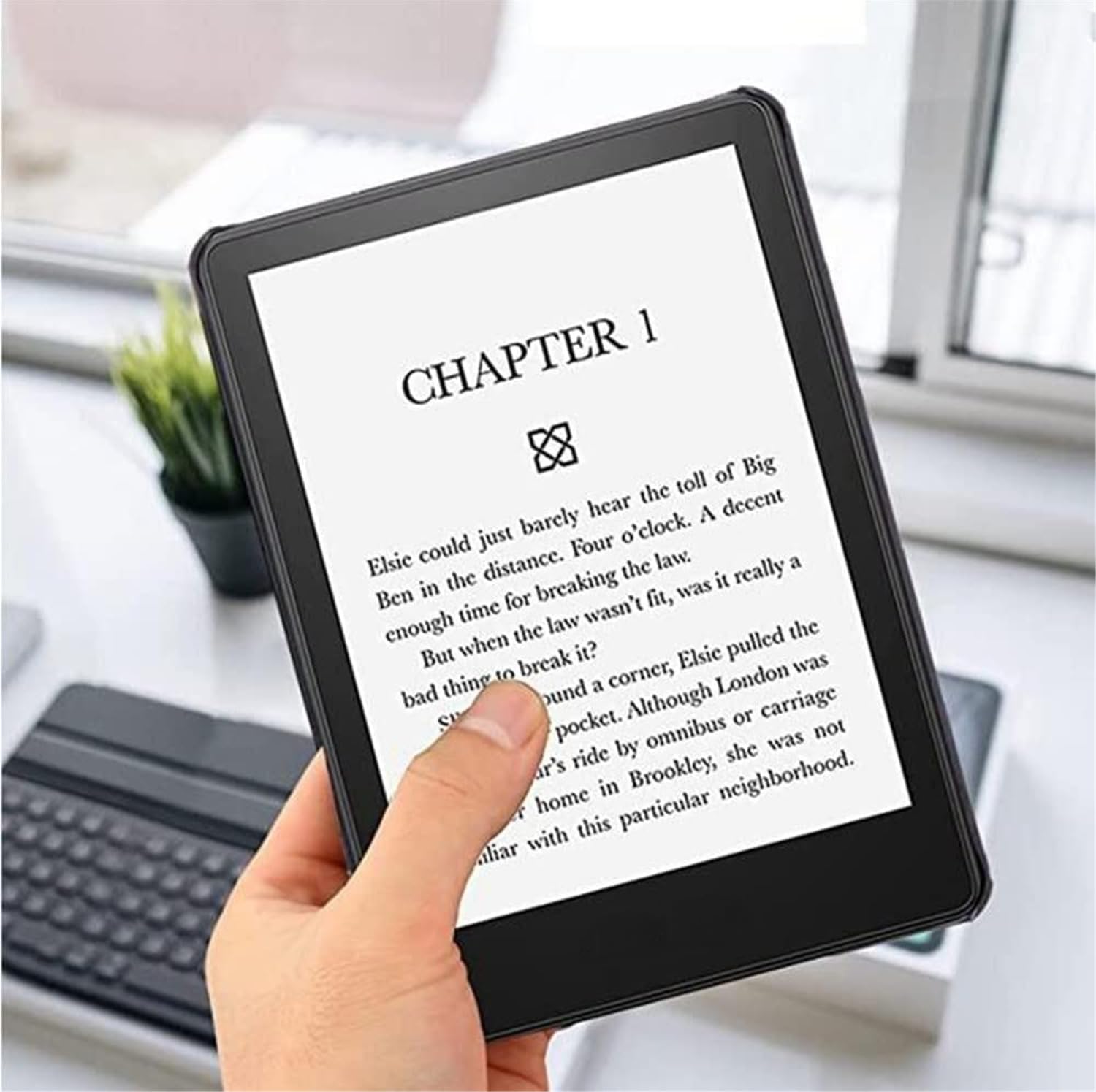 Capa com alça de mão para Kindle Paperwhite 10ª geração, modelo