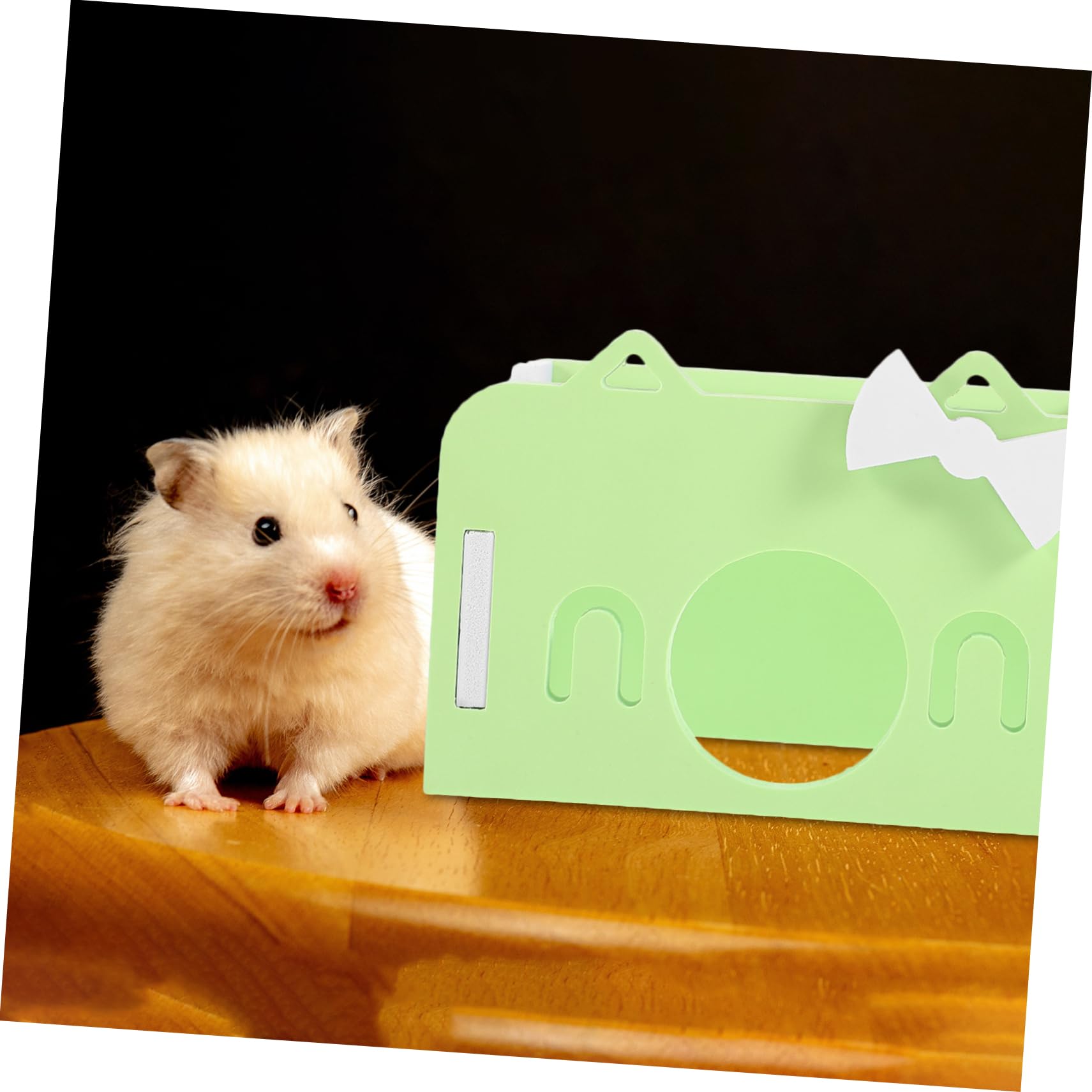 Mipcase 1 Set Guinea Pig Hideout House for Small Animals Durable for Hamster Chinchilla Squirrel Easy to Clean Cute Design for Cage Decoration