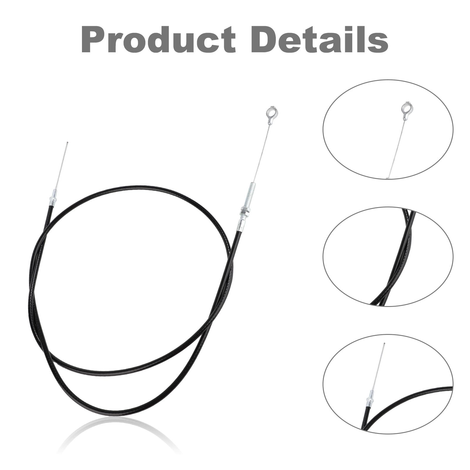 Cavo Acceleratore Per Go Kart Universale - Lunghezza 180 Cm, Compatibile Con Motori Predator 212cc, GX160, GX200