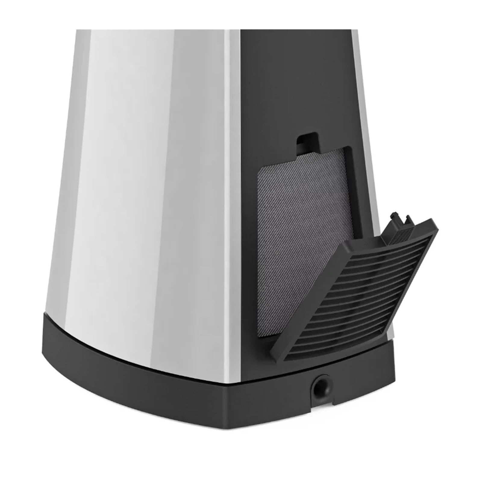 Calefactor de Torre oscilante sin aspas de 1500 W con Control Remoto y Temporizador, AW300, Blanco/Gris
