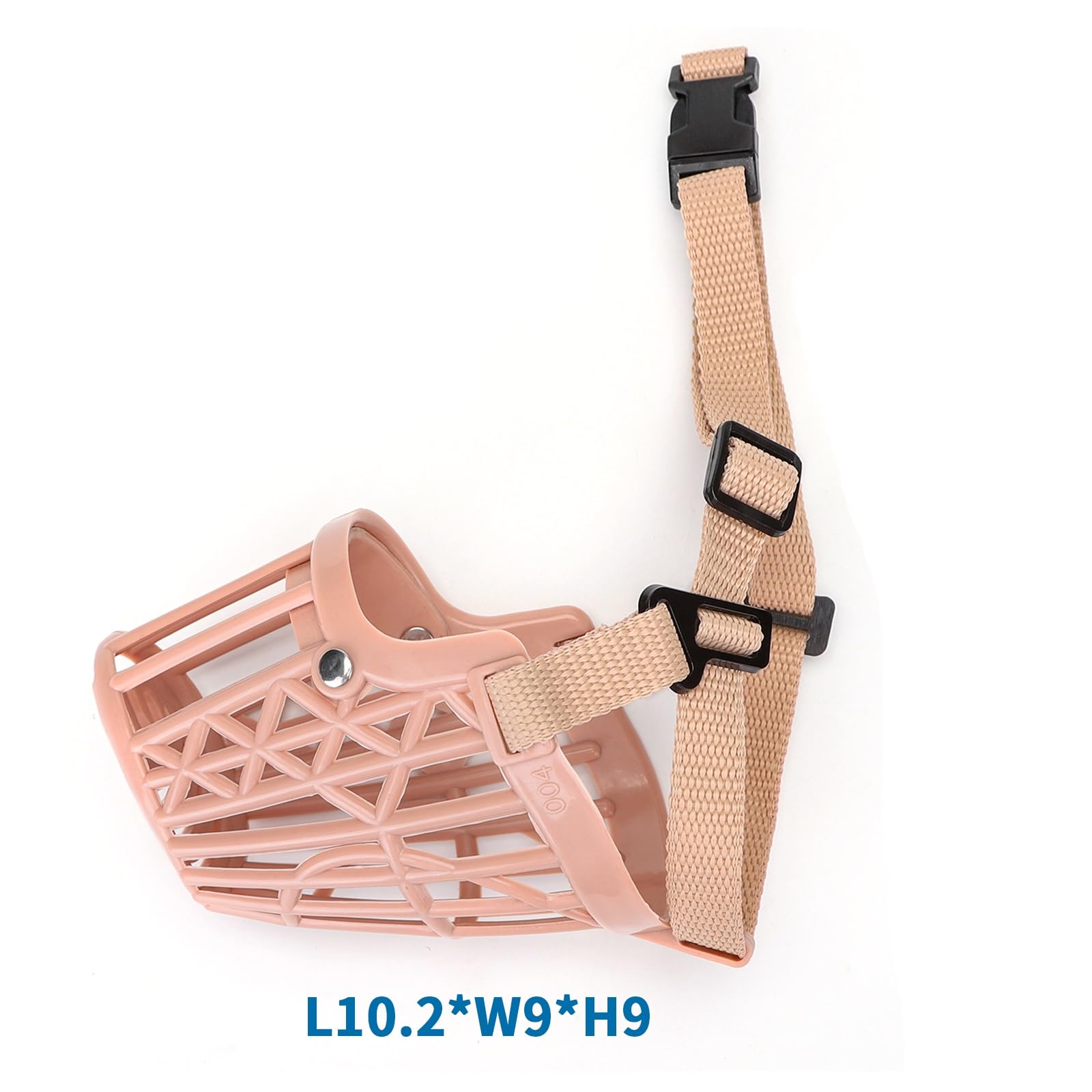 Dog Basket Muzzle, Breathable, Adjustable, Heavy Duty; Ideal for Walks Training and Vet Visits, Monochrome - Image 2