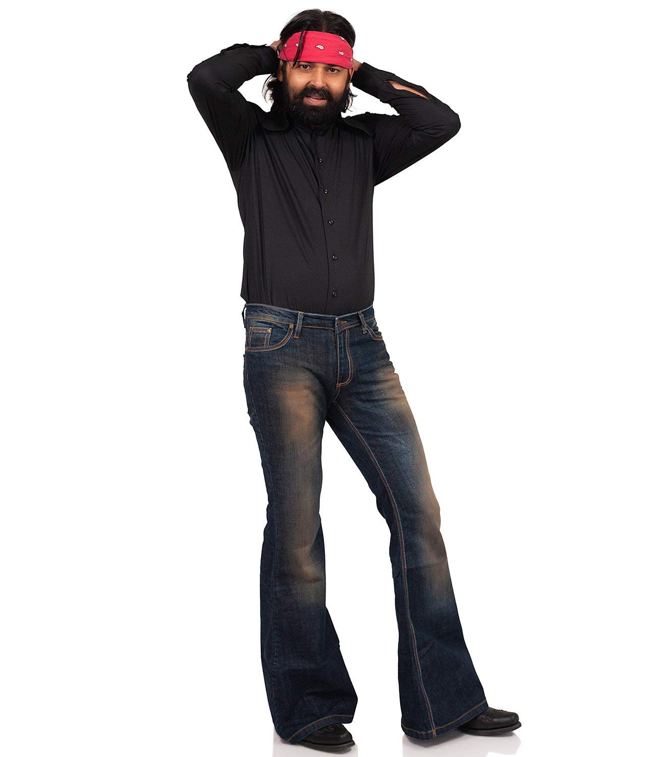 Comycom 70er Jahre Look Jeansschlaghose Star Gringo