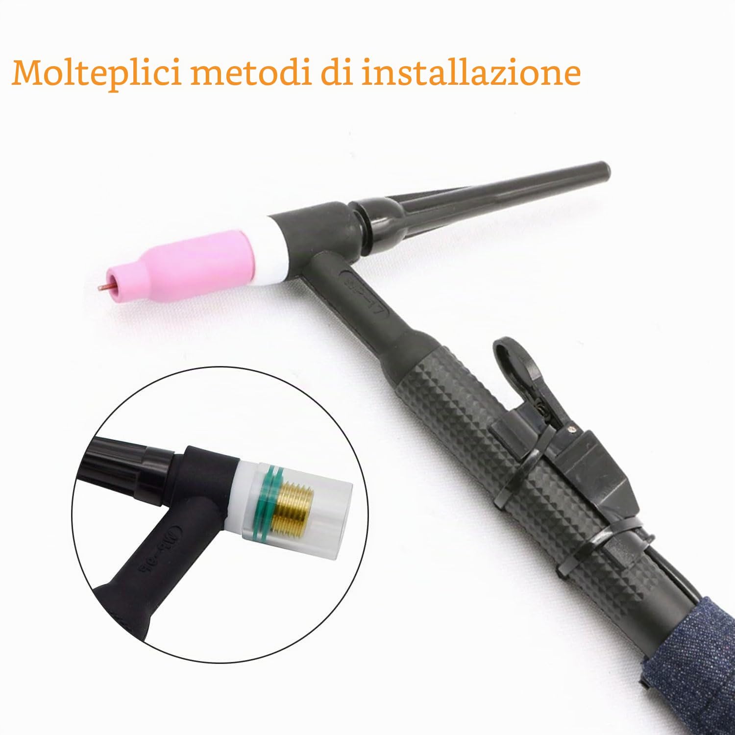 Saldatrice TIG AC DC Alluminio 49 Pezzi Accessori Torcia WP-9/17/18/26