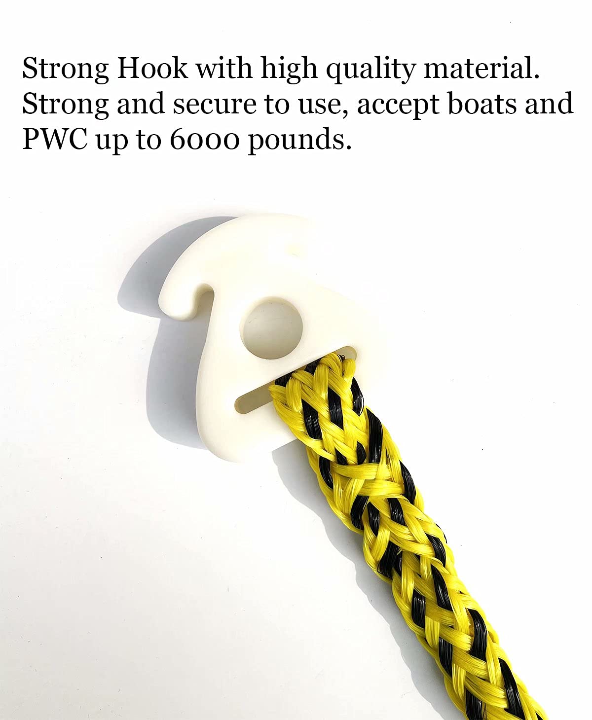 DockMoor Towable Rope Quick Connector for Tubing Boat Tubes Connect Rope for Water Sports