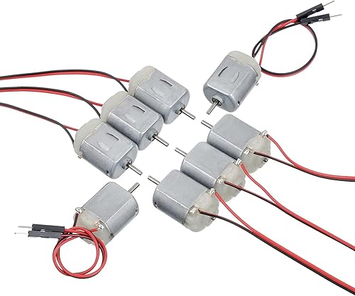 Miniatura 9 de BOJACK 4 unids Tipo 130 EK1450 1 V - 6 V Volt Miniatura DC Toy Motores para Arduino Hobby DIY Proyectos