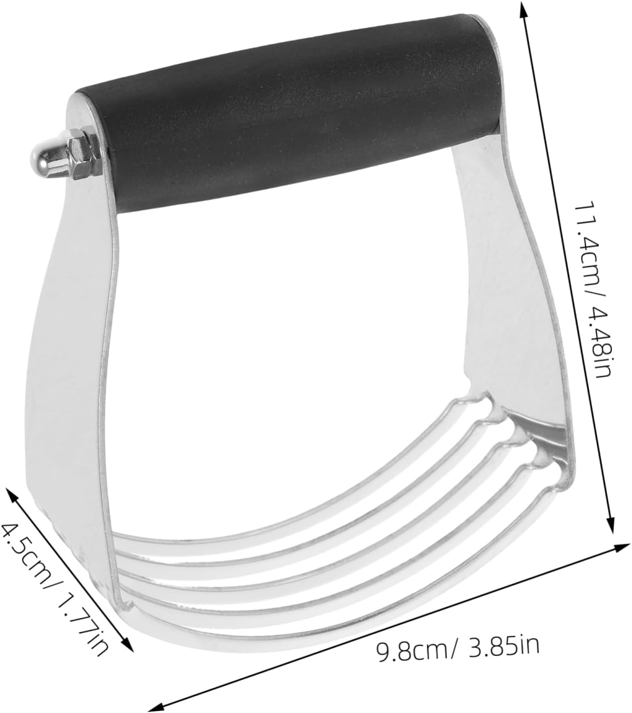 Dough Blender with Heavy Duty Blades Stainless Steel Pastry Cutter