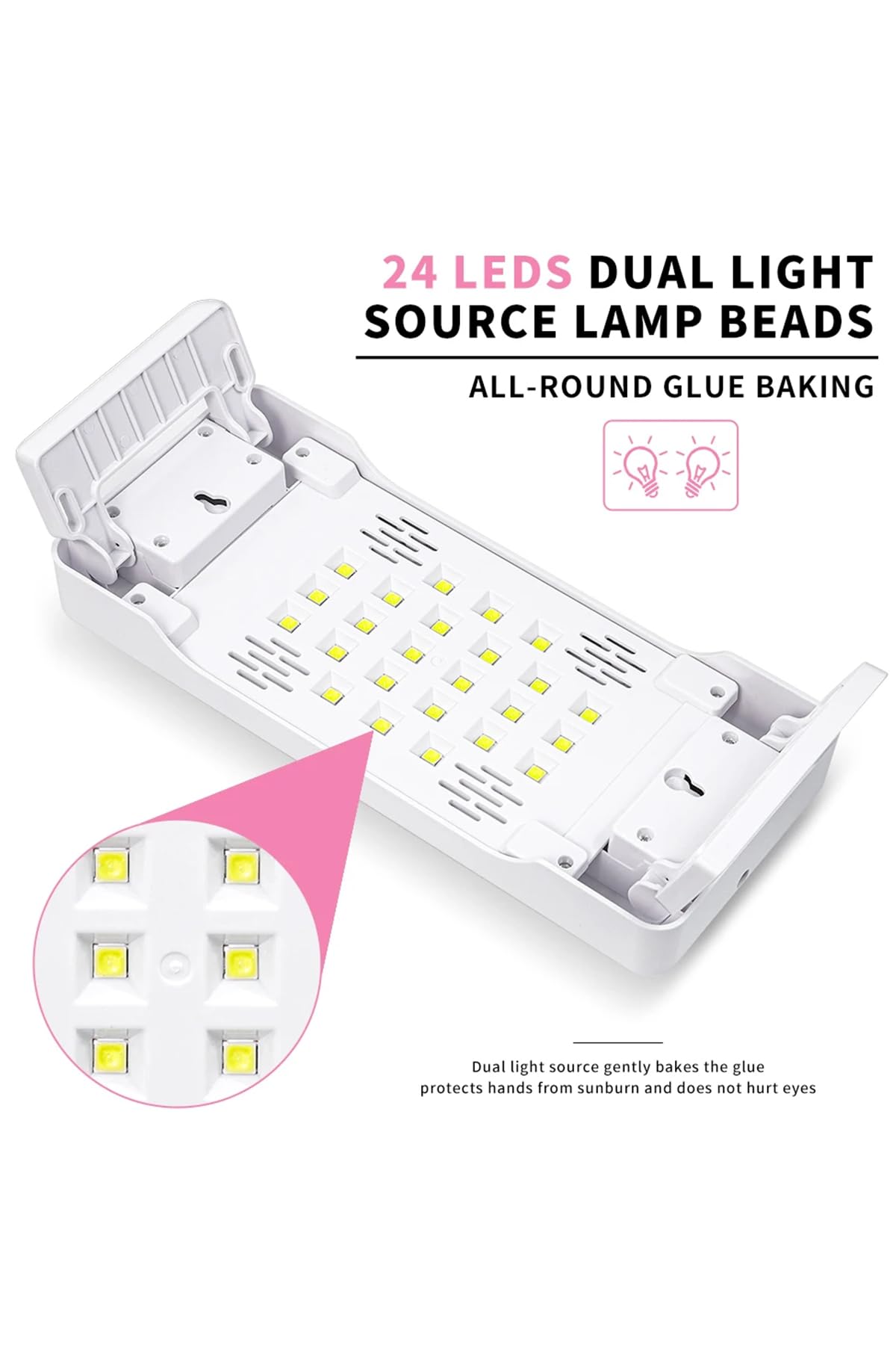 UV LED Işıklı Oje Kurutucu & El Yastığı | Dijital Ekranlı Jel Tırnak Kurutma Cihazı