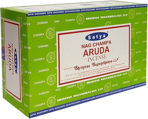Miniatura 4 de Aruda - Varillas de incienso y soporte para varillas de incienso, paquete Insence Insense Satya Incense