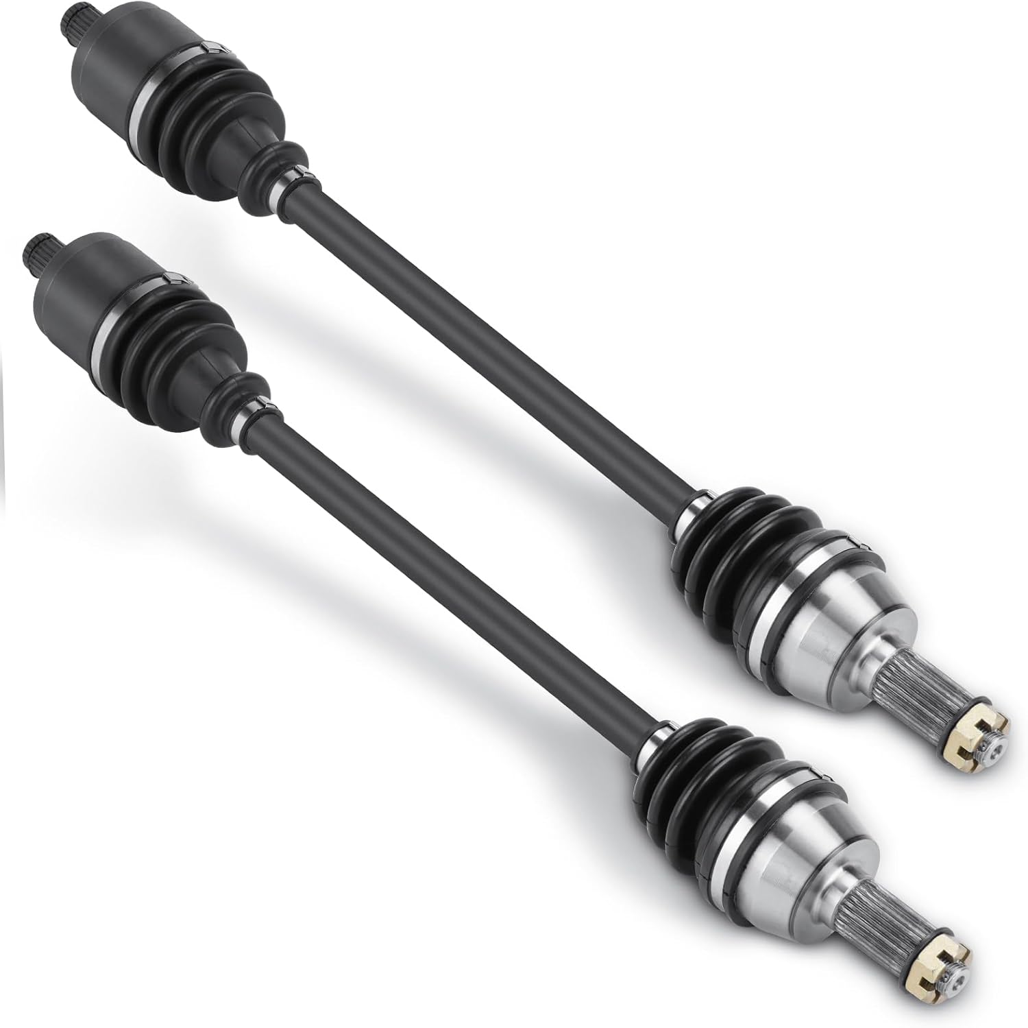 Front CV Axle Shaft for Polaris Ranger 800 (6x6 Crew XP EPS EFI EPS LE) 2011-2017; 2 pcs Left or Right Greased 4340 Chromoly Steel CV Axle Drive Shaft Assembly Replaces for 1332606 1332856