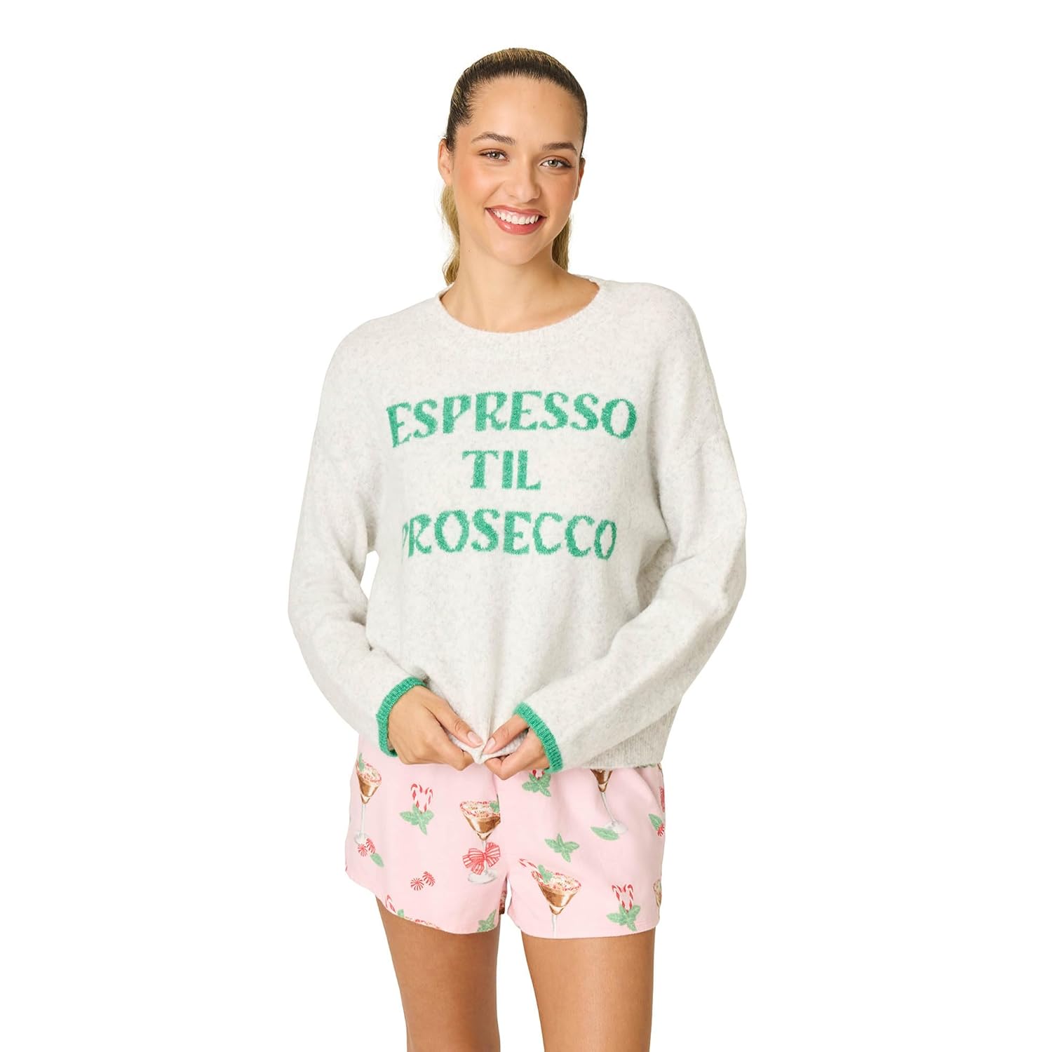 PJ Salvage womens Snuggle Crewneck Sweater