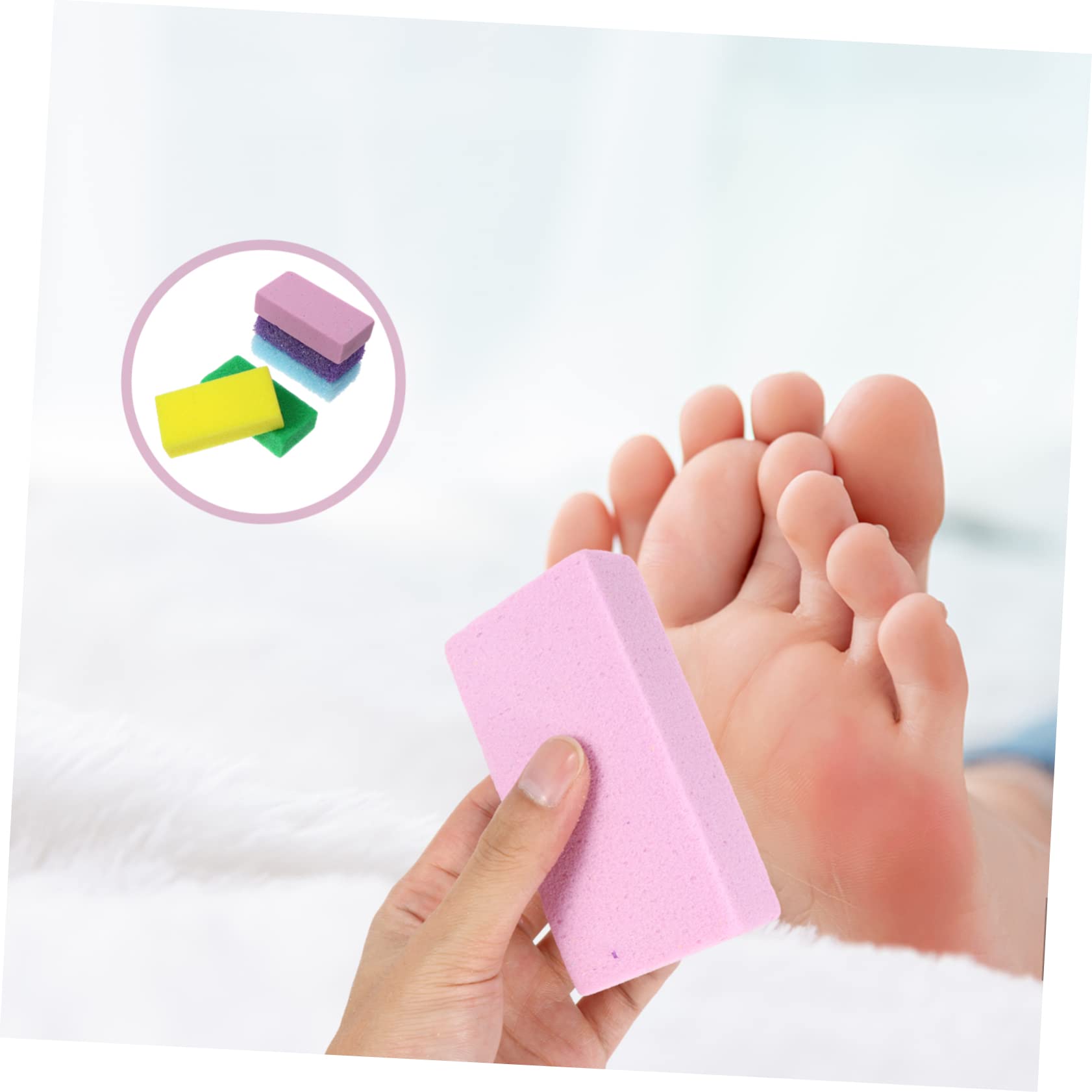 WOONEKY 3 Set Di Scrubber in Pietra Pomice Per Piedi Rimozione Della Pelle Morta Dei Piedi Per Gambe E 10 Pezzi * 3