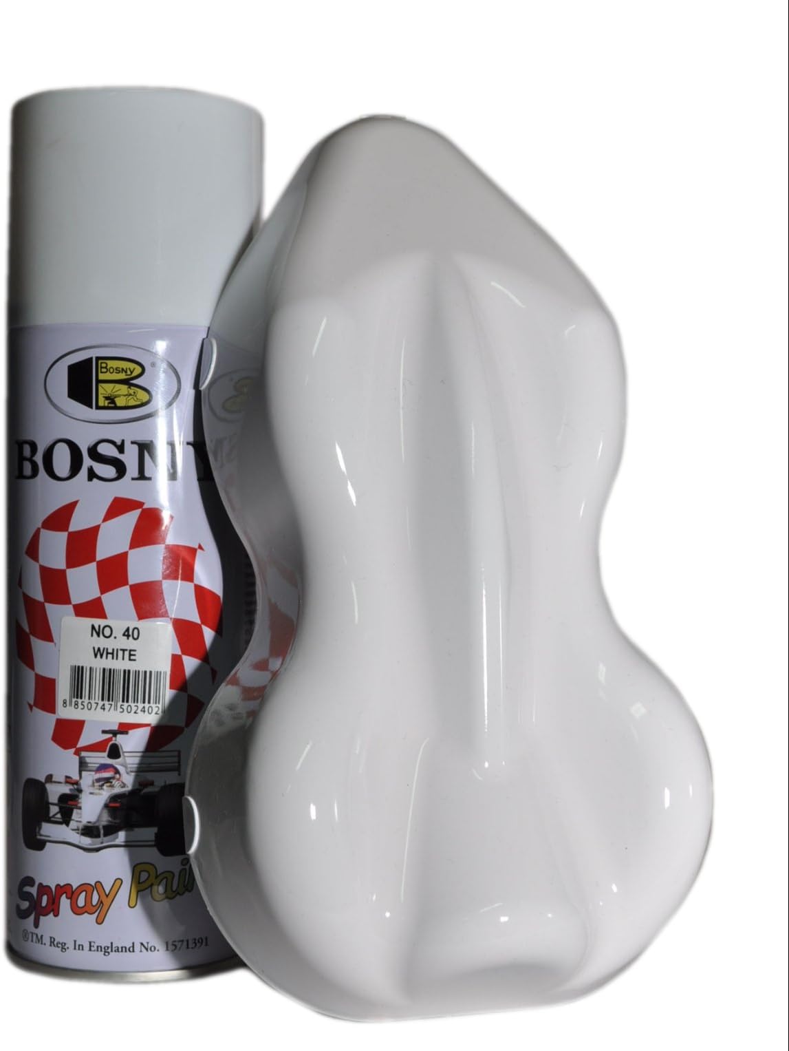 BOSNY BSNY11 40 WHITE Spray Paint Motor Bike and Appliances 400 ML