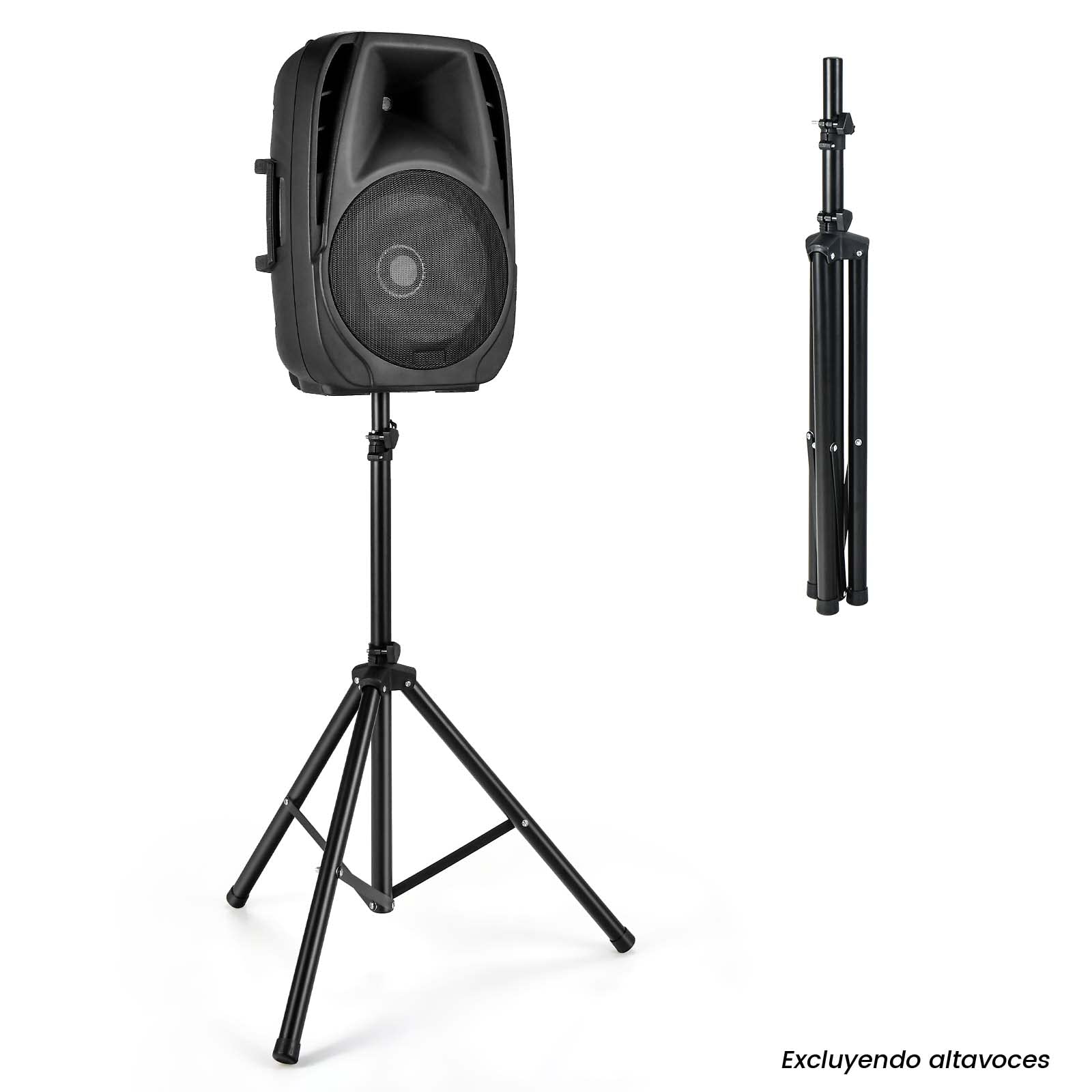 COSTWAY Trípode para Altavoz Soporte Profesional Plegable Altura Ajustable Desde 97-183 cm Capacidad Carga hasta 50 kg