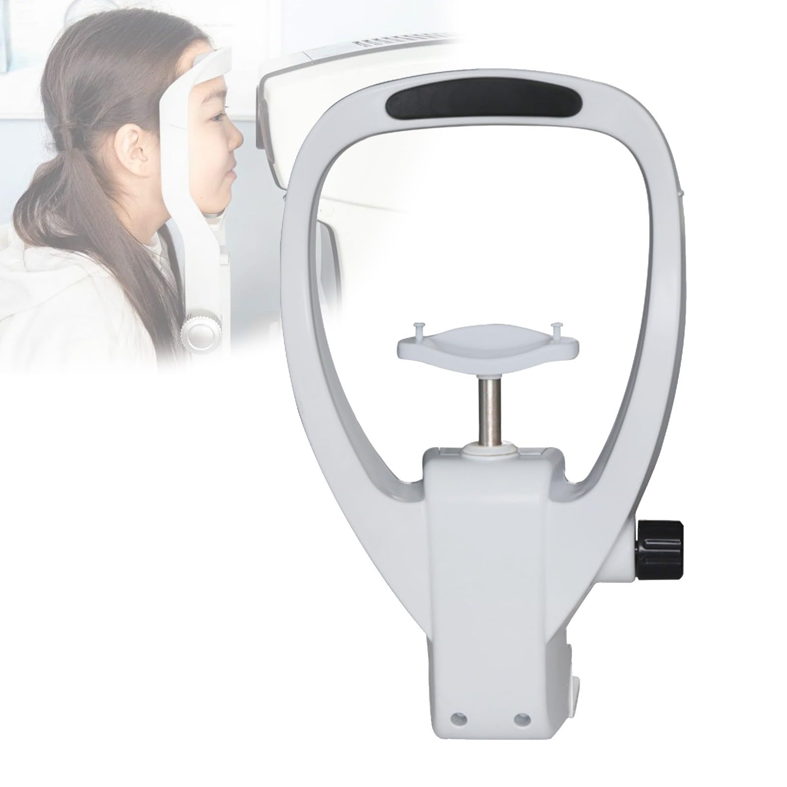 Support de Menton de Levage d'optométrie, mentonnière Optique réglable, Accessoires d'optométrie de Support Frontal, adaptés aux magasins d'optique, aux centres de Soins de la Vue