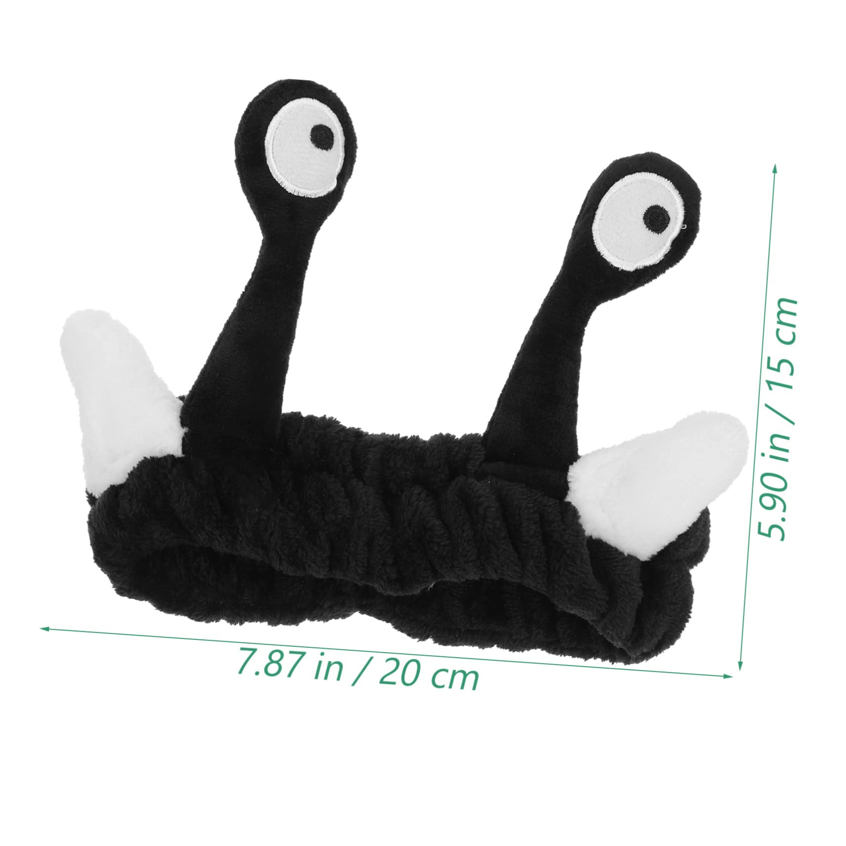 Beaupretty 5 Piezas Diadema De Felpa Diadema De Lavado De Cara De Niña Diadema Alienígena Toallas para Lavar La Cara Diadema De Maquillaje para Dibujos Animados Perder Cinta De Limpieza