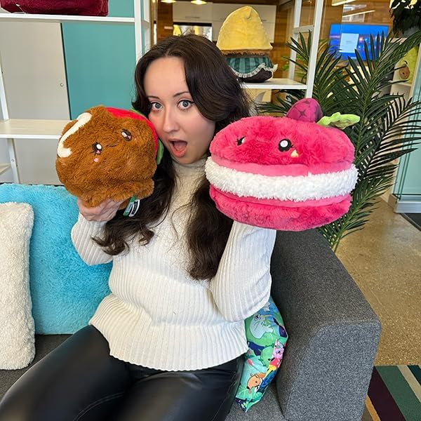 Squishable/Mini Comfort Food Raspberry Macaron Plush Toy
