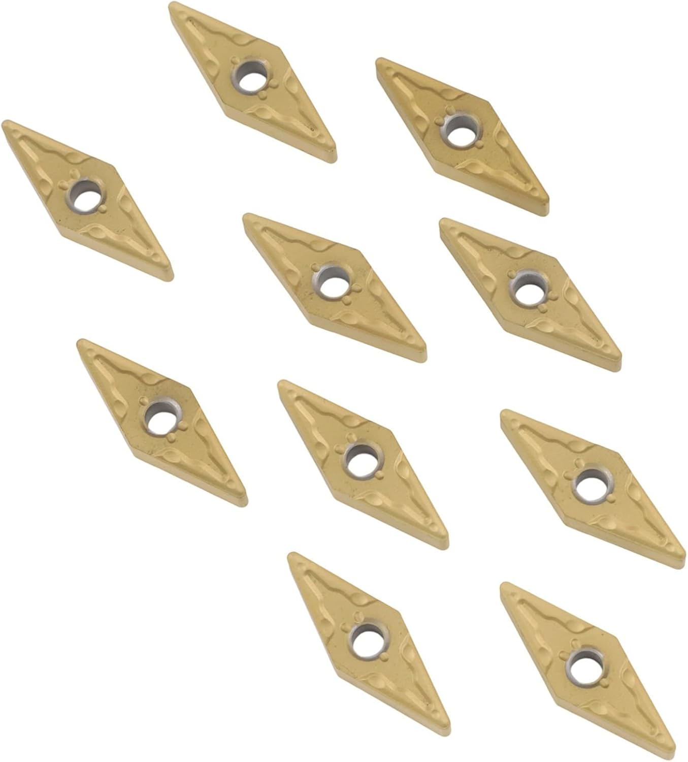 VNMG332MA Carbide Inserts 10 Pack For Turning Cutter VNMG160408, Designed For Efficiency In Various Environments