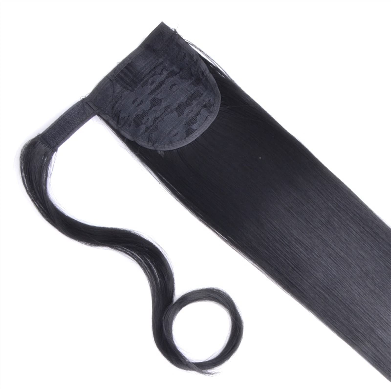 Extensión de la Cola de Caballo Extensión de Pelo de Cola de Caballo sintética Larga y Recta, Extensiones de Cola de Caballo, tocados Naturales, Pelo sintético Ropa Diaria Femenina (Color : Straight